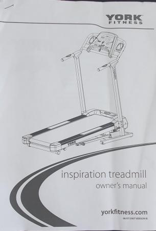 Image 2 of York Fitness Inspiration Electric Treadmill