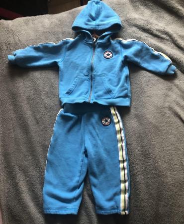 Image 1 of Boys converse jacket and trousers