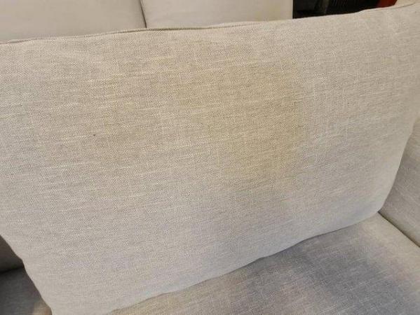 Image 8 of Ex-display Nocelle grey fabric 3 seater sofa