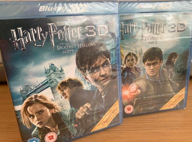 Preview of the first image of 4 x DVD pack including Harry Potter 3D.