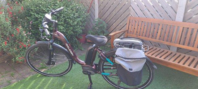 Preview of the first image of E-bike step through hardly used only done 57.5 miles.