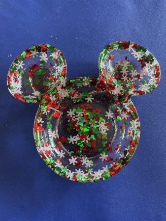 Image 1 of Handmade resin Mickey Mouse trinket dishes