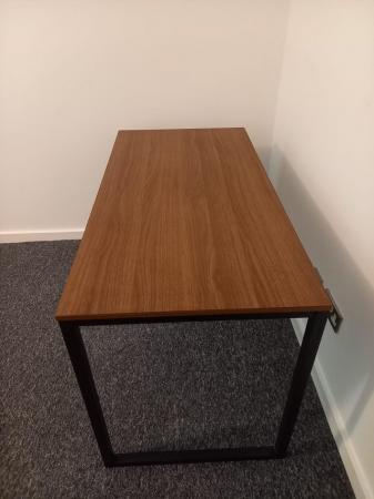 Image 3 of Zinus Jennifer Desk Table 119x61x73 cm - Metal and Wood Offi