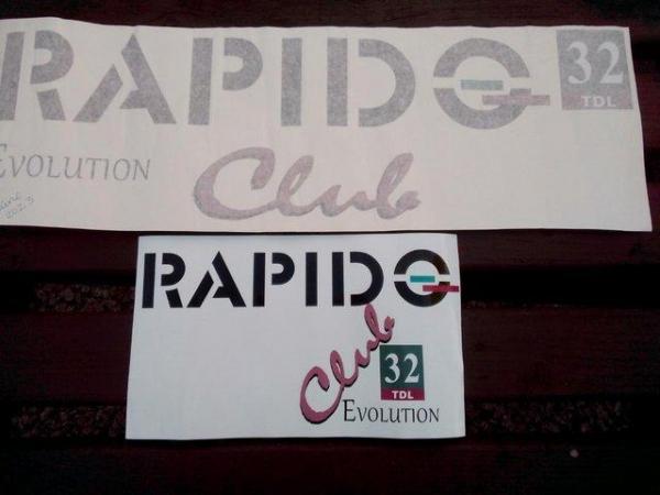 Image 1 of Rapido Pop Up Caravan Name Stickers.