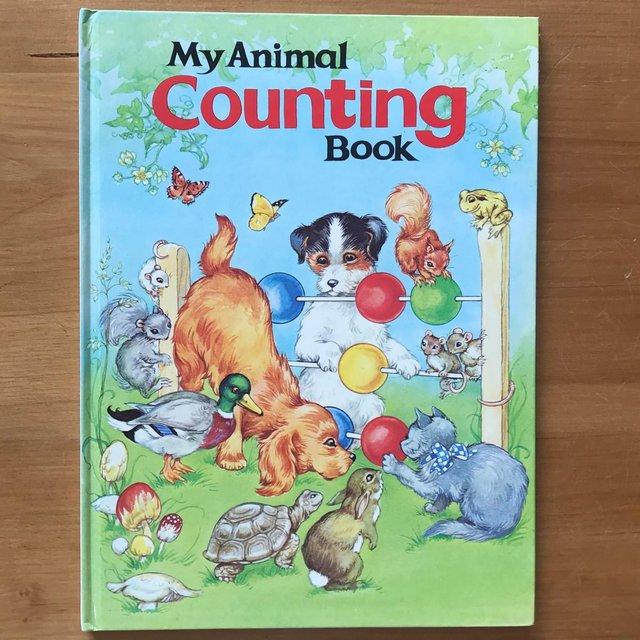 Preview of the first image of Vintage 1988 My Animal Counting Book Illustration Rene Cloke.