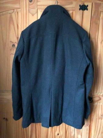 Image 3 of MENS QUALITY NEXT DOUBLE BREASTED DARK GREY WOOL JACKET-XL