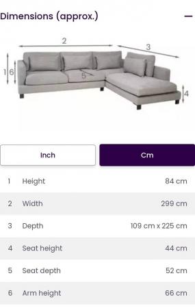 Image 2 of Corner sofa, large sofa for sale