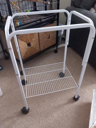 Image 1 of Bird cage comes with stand