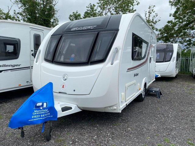Preview of the first image of Swift S-Line 450, 2016, 2 Berth Caravan *End Washroom*.