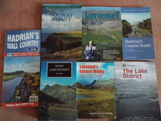 Preview of the first image of 12 Books Hiking Tour Guides Cumbria Lakeland Hadrians Wall.