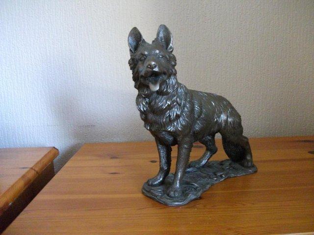 Preview of the first image of STUNNING GERMAN SHEPHERD DOG FIGURE SIGNED ALSATIAN ALSATION.