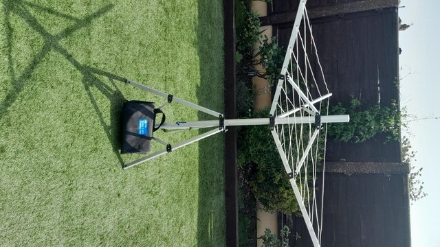 Preview of the first image of Kampa Lightweight 3 Arm Outdoor Rotary Clothes Dryer.