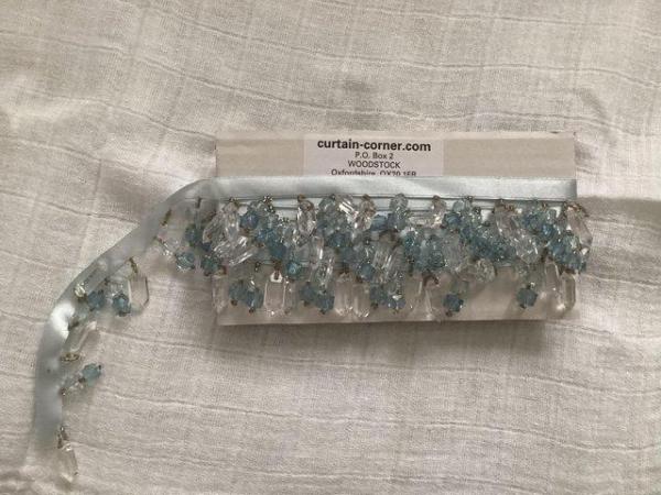 Image 1 of Curtain/ blind crystal bead trim