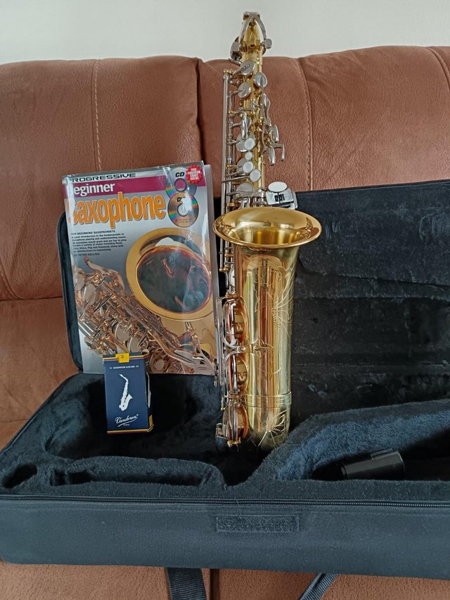 Preview of the first image of Alto saxophonewith strong case.