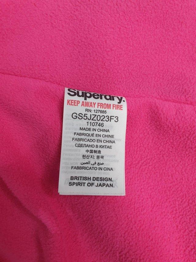 Preview of the first image of Womens Navy Superdry Jacket.