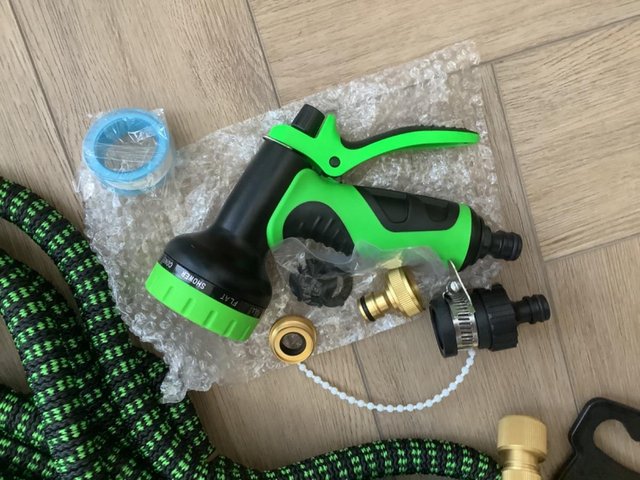 Preview of the first image of 75 ft New Expanding Hosepipe With Brass Connections.
