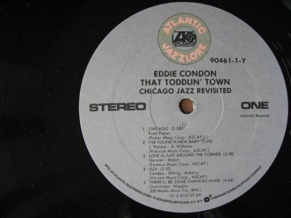 Image 2 of Eddie Condon – That Toddlin’ Town Chicago Jazz Revisited - L