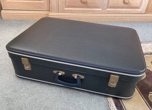 Image 1 of Vintage suitcase in blue