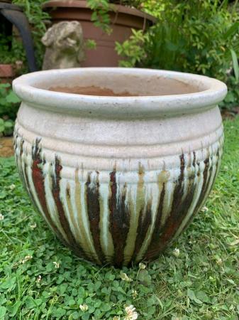 Image 3 of Glazed frost proof plant pot