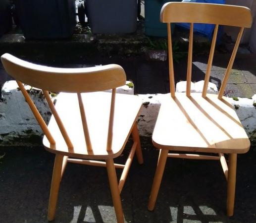 Image 4 of IKEA Vintage Dining Chairs x two