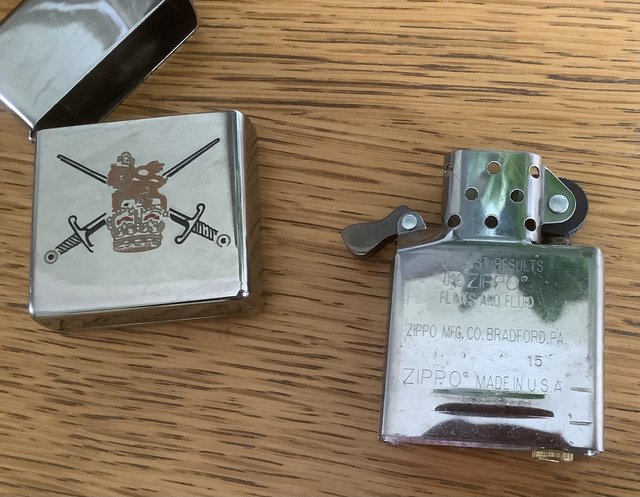 Preview of the first image of British Army Genuine Bradford PA Zippo Chrome Lighter.
