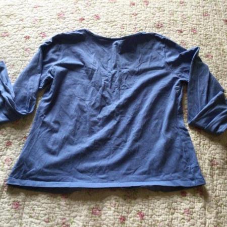 Image 3 of MODA MOTHERCARE Deep Sky Blue Stretchy Cotton Top, size 18
