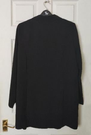 Image 2 of Ladies Stunning Essence Black One Button Jacket - Size 18