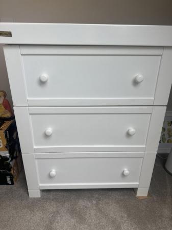 Image 1 of Baby Changing table and draws by East Coast Furniture