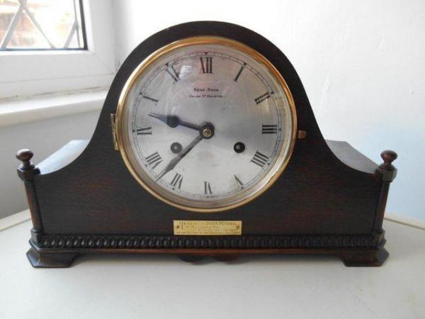 Image 1 of Bristol striking mantle clock in gwo