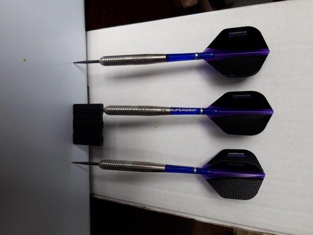 Preview of the first image of HARROWS Genesis 25gram darts set.