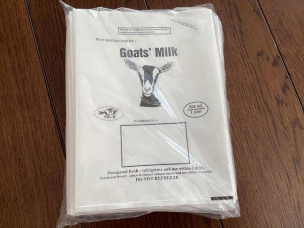 Image 2 of Goats milk bags sold in packs of 100