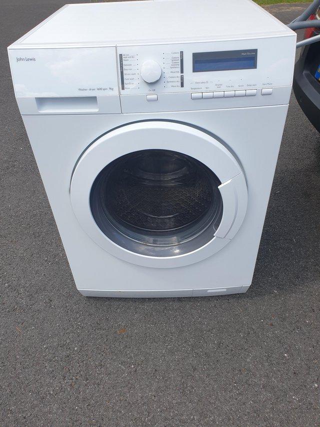 Preview of the first image of Like new John Lewis 9kg A+++ washer dryer machine. Delivery.
