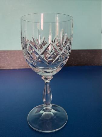 Image 1 of Lead crystal wine/water glasses set of 4