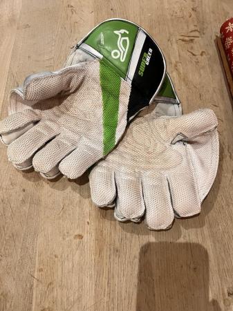 Image 2 of Kookaburra Super Green Wicket Keeper Gloves