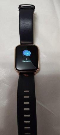 Image 13 of Radley London Smart Watch Series 6 Navy Leather Strap