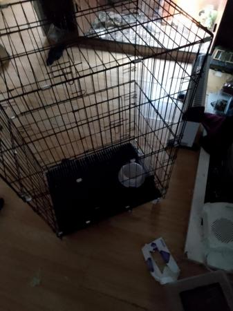 Image 4 of Medium Cozy pet  indoor ferret cage on wheels