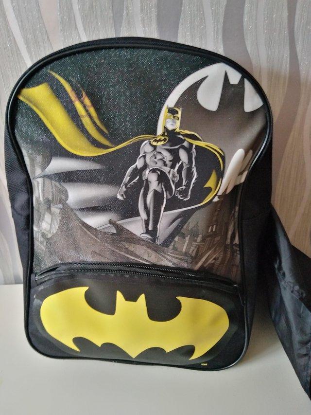 Preview of the first image of Batman Backpack with Cape & Cowl.