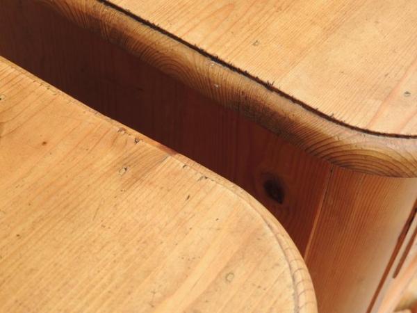 Image 17 of Pair of Welsh Pine Bedside Tables on Bun Feet (UK Delivery)
