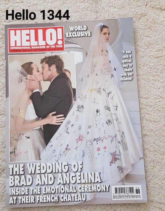 Preview of the first image of Hello Magazine 1344 - Wedding of Brad & Angelina.