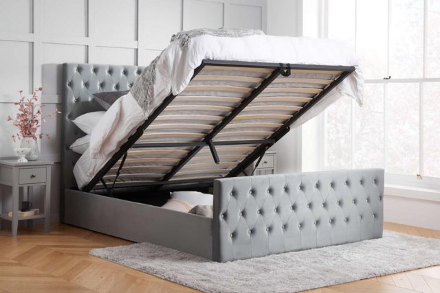 Preview of the first image of 6 months used Marquis Double Ottoman Bed.
