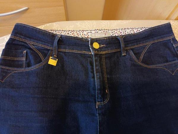 Image 2 of Ladies M&S per una indigo shorts