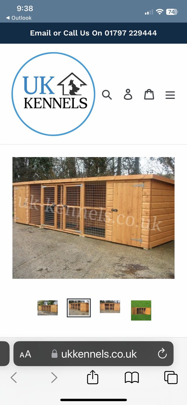 Preview of the first image of Large dog kennel Uk kennels make.