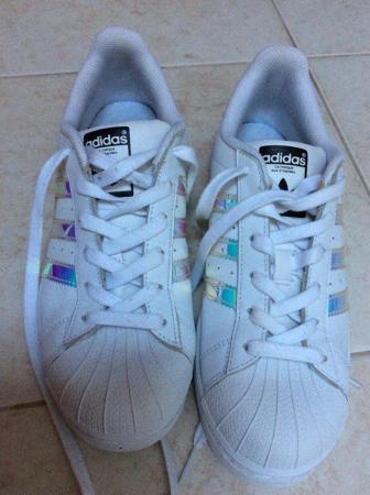 Image 2 of Adidas Superstar  trainers size 4