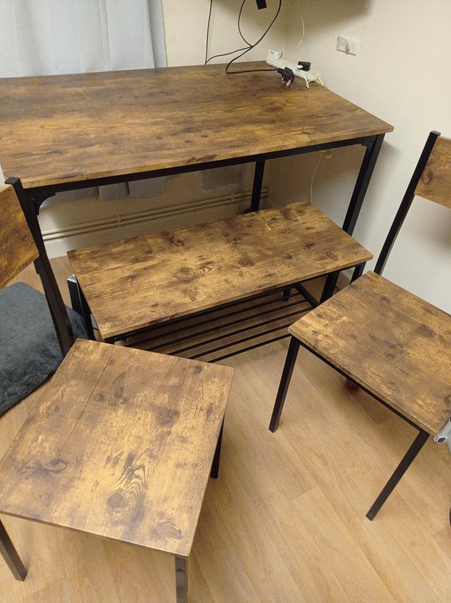Preview of the first image of Vintage Looking Bench Set.