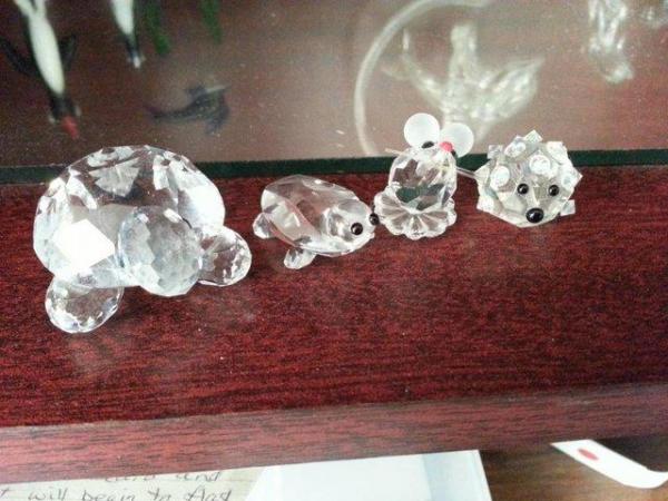 Image 2 of 8 Beautiful Tiny Crystal Glass Animals / Ornaments - Chatham