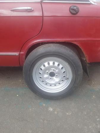 Image 2 of FOUR Wheels and Tyres for Triumph Spitfire / GT6 / Dolomite