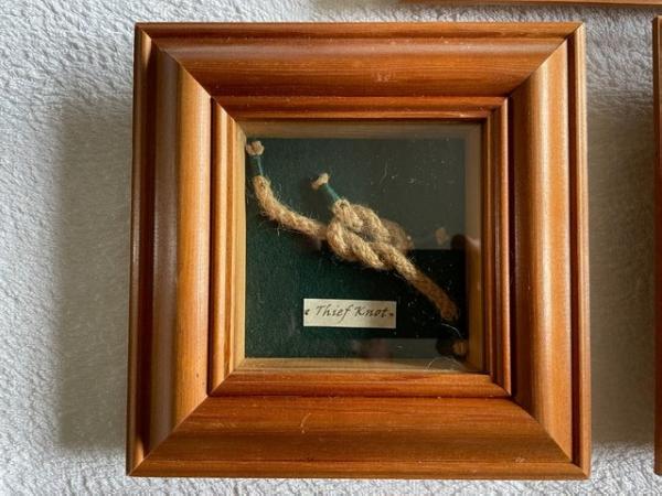 Image 3 of 8 x Individually Framed Nautical Knots With Names