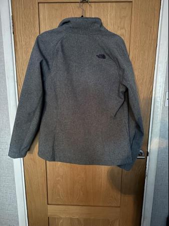 Image 2 of Grey waterproof coat with micro fleece lining