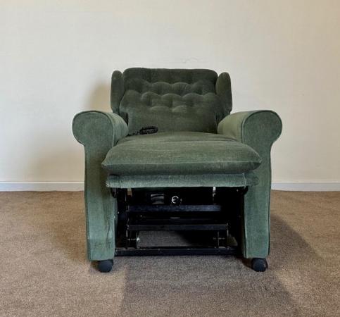 Image 7 of WILLOWBROOK ELECTRIC RISER RECLINER CHAIR GREEN CAN DELIVER