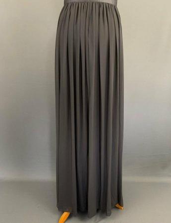 Image 1 of Stunning Vera Wang Graphite Grey Grecian Style Long dress